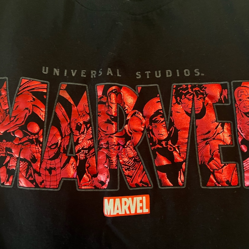 Marvel T-shirt bought at Universal Studios
